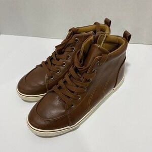 Cat & Jack brown high top sneakers Size boy US 4. SKU906 #sneakers